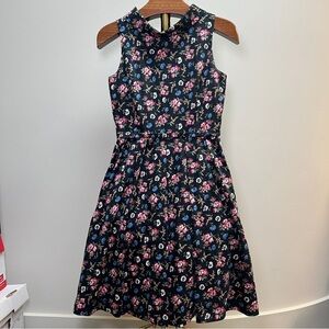 Brooks Brothers Floral Sleeveless Midi Dress sz 2
